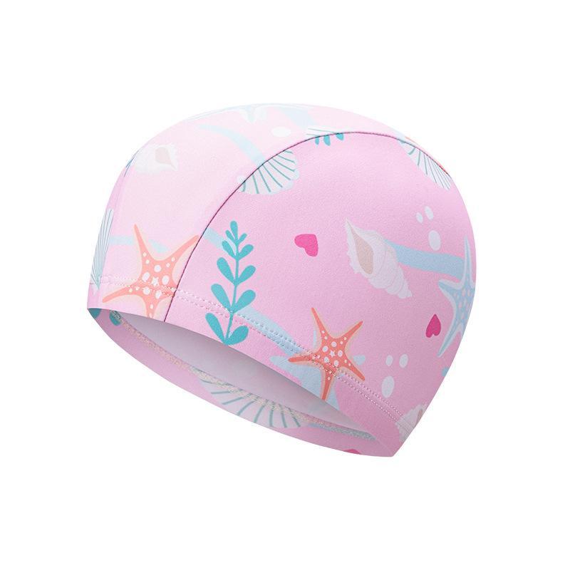 Swim Hat Silicone - ~어린이용 만화 프린트 수영 모자, 뛰어난