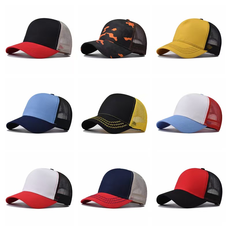 새로운 5 창 메쉬 야구 모자 성인 힙합 곡선 스냅 백 - Trucker Cap Mesh 리뷰 및 가격