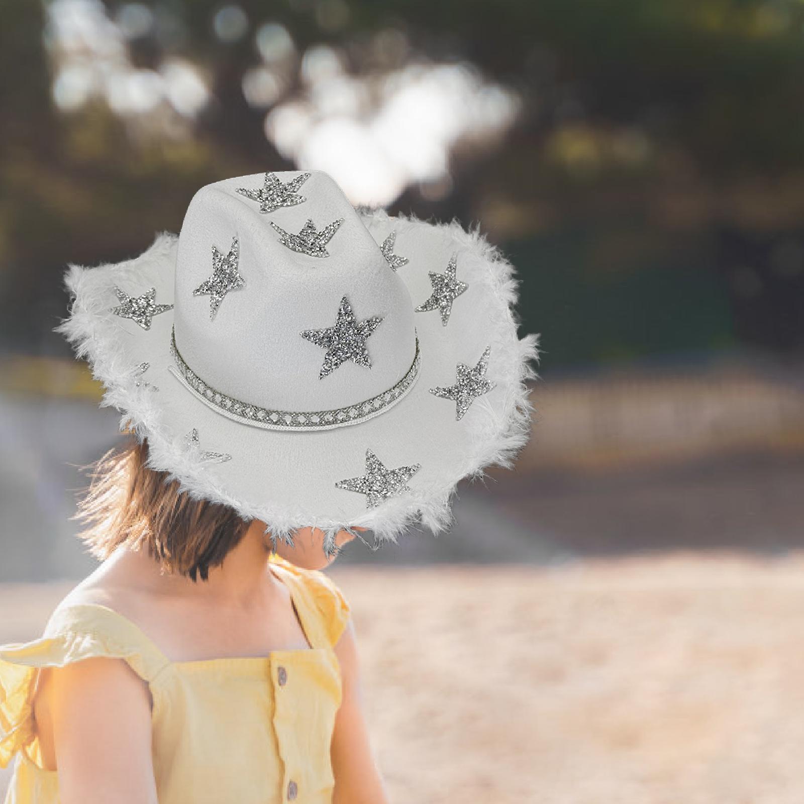 여성용 라인스톤 프린지 카우보이 모자, 넓은 챙 카우걸 - Cowboy Hat Straw 리뷰 및 가격