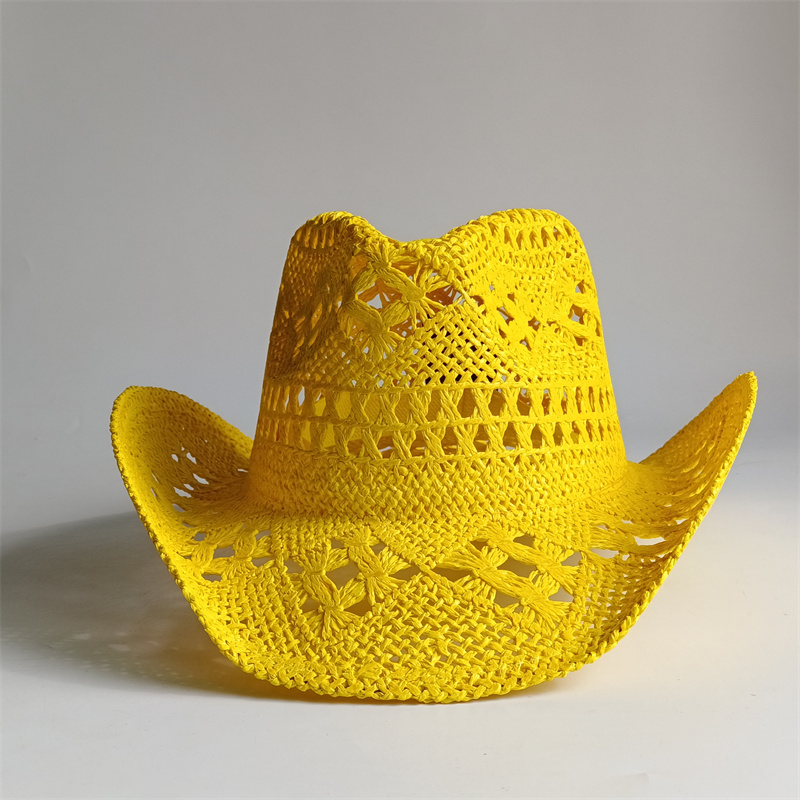 여성용 모자 카우보이 모자 레트로 밀짚모자 2025 썬 - Cowboy Hat Straw 리뷰 및 가격