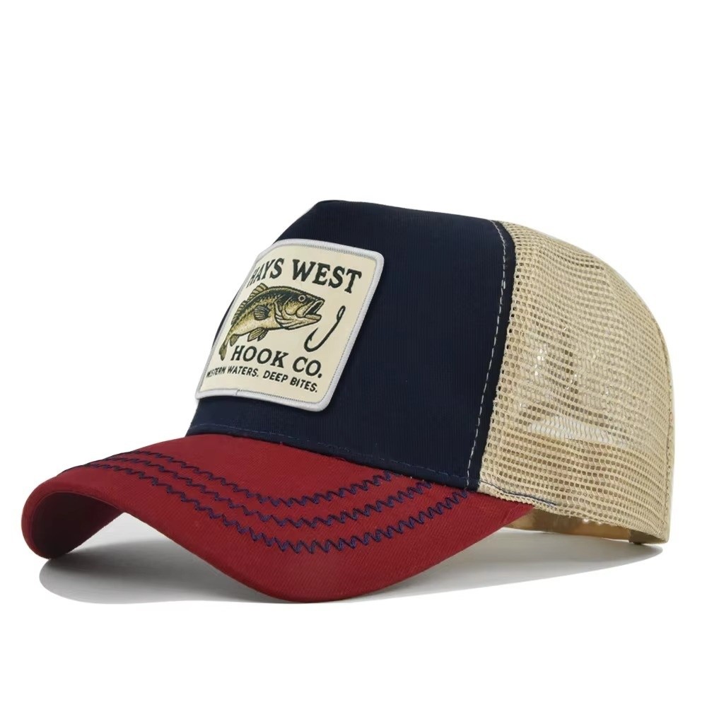 고품질 낚시 자수 야구 모자 메쉬 백 메쉬 모자 스냅백 - Trucker Cap Mesh 리뷰 및 가격