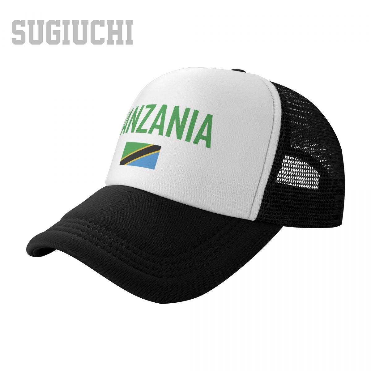 메쉬 소재의 캡, 탄자니아 국기와 글자가 새겨진 트러커 - Trucker Cap Mesh 리뷰 및 가격