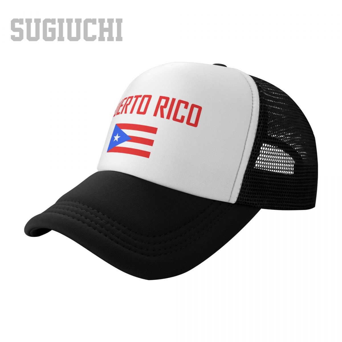 남녀공용 메쉬 캡 모자 푸에르토리코 국기 및 폰트 트러 - Trucker Cap Mesh 리뷰 및 가격